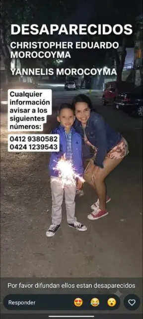 Yannelis Morocoima y Christopher MorocoimaCh