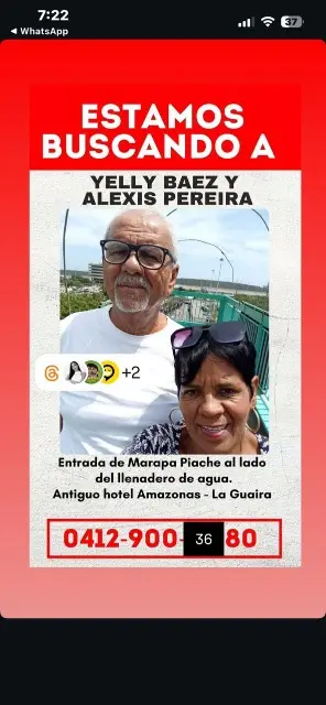 Alexis Pereira y Yelly baez