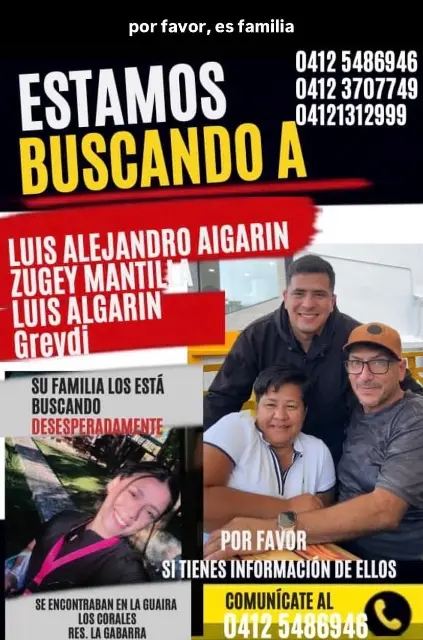 Zugey Mantilla, Luis Algarin, Luis alejandro algarin, Greydi gil