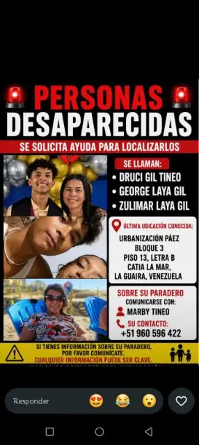 Drucila Gil, George Laya,Zulimar Laya