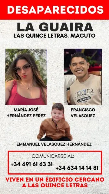 MARÍA JOSÉ HERNANDEZ, FRANCISCO VELASQUEZ Y EMMANUEL