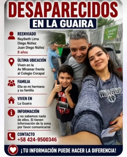 Nayibeth Lima, Juan Diego Nuñez, Diego Núñez, Milagros Morales.