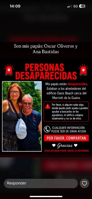 Oscar Olivetos y Ana Bastidas