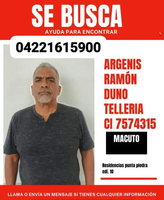 ARGENIS RAMON DUNO TELLERIA