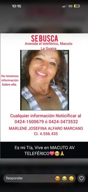 Marlene Josefina Alfaro Marcano