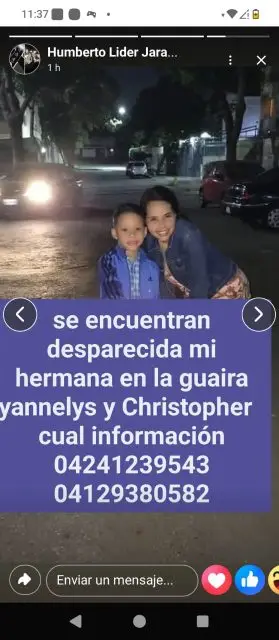Yannelis morocoima y Cristopher morocoima