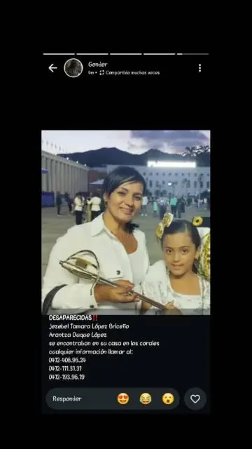 Jetzabet López e hija