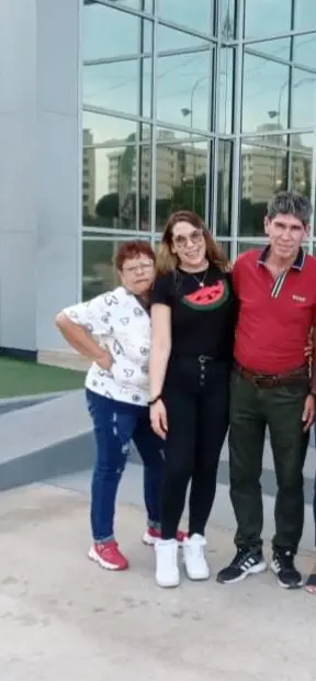 Trinidad Gutiérrez, Mary Trini Gutierrez y Carme Monsalve