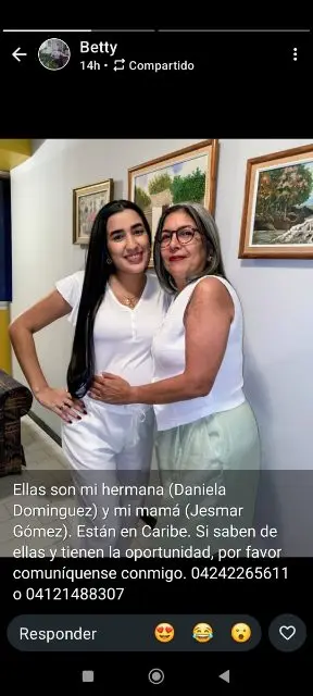 Jesmar Gómez y Daniela domingues