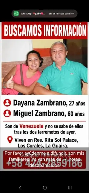 Miguel zambrano y dayana zambrano