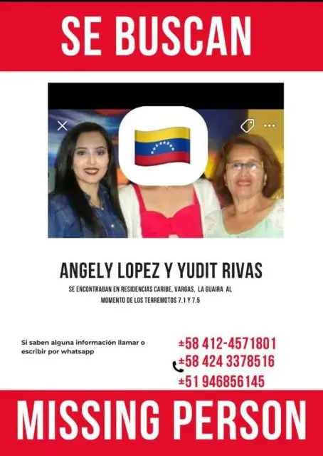 Yudith Rivas y Angely López