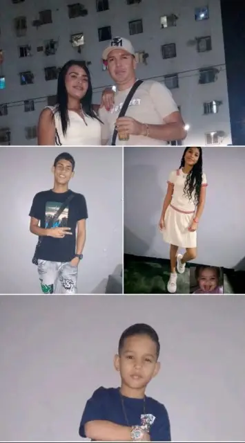 Yohan José briceño rojas, yuleika peroza, Kenianyelis vitriago y keniel vitriago yohan briceño