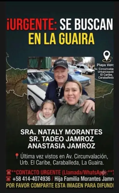 Nataly Morantes. Tadeo Jamroz. Anastasia Jamroz