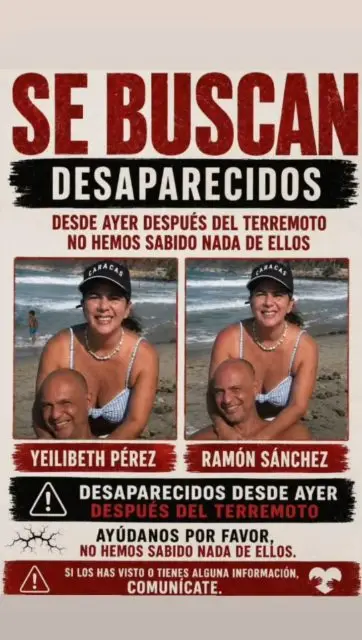Ramon Sánchez y Yeilibeth Perez