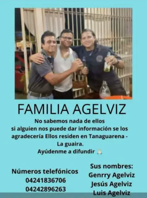 Genrry Agelvis, Jesús Agelvis, Luis Agelvis