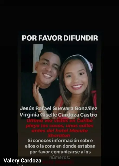 Jesús Guevara y virginia Cardoza