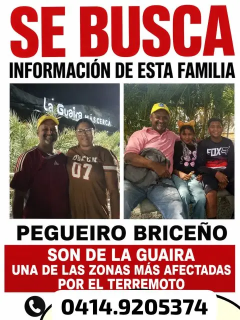 Familia Pegueiro Briceño
