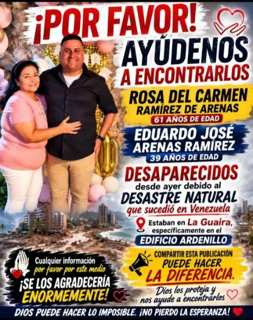 Rosa Ramírez y Eduardo Arenas Ramírez