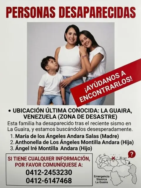 María andará Antholla Montilla Angel Montilla