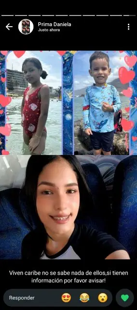 yusleidy Andreina romero duque, Ashley danaisel romero duque,Derek josue Carreño duque