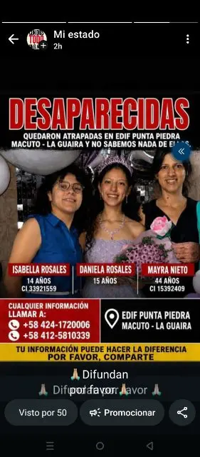 Mayra Nieto V- 15392409 44 Años