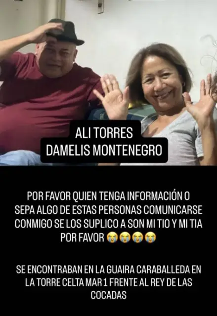 Ali torres y Danelis Montenegro