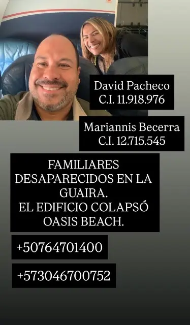 David Pacheco y Mariannis Becerra