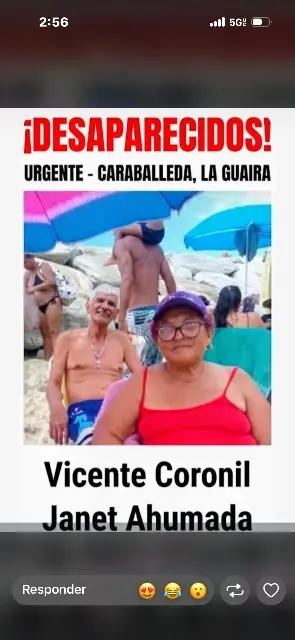 Janeth ahumada y Vicente coronil