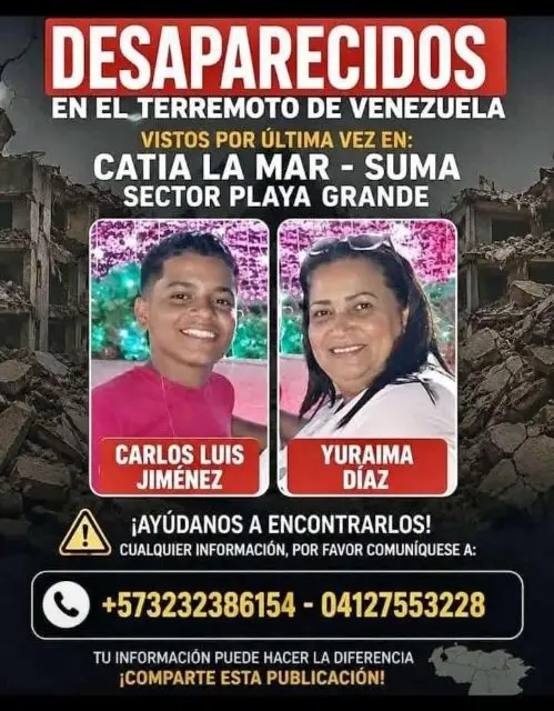 Carlos luis Jiménez y Yuraima Diaz