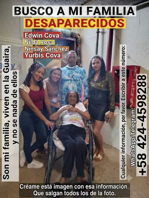 Edwin Cova, Nilda Rosa más otras oerk