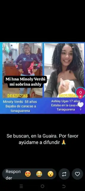 Minoly verdu y Ashley ugas