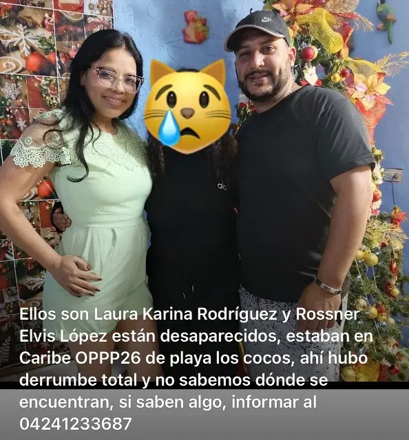 Rossner López y Karina Rodríguez