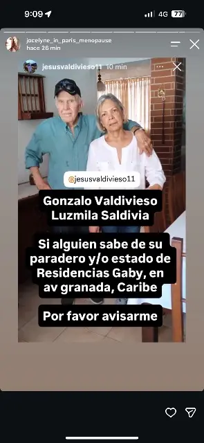 Luzmila saldivia y Gonzalo Valdivieso