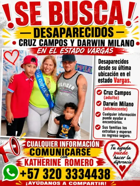 Cruz campos y darwin milano