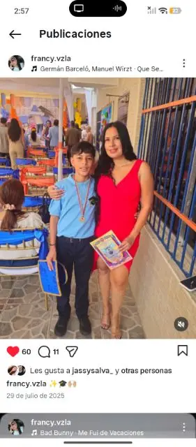 Francy Rodríguez y Johan Contreras