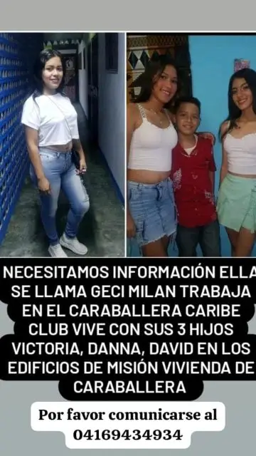 Geci Millan, Victoria Millán, Danna Jiménez y David Jiménez