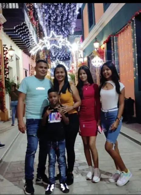Familia Rivero Vásquez.Katiuska Vásquez,Jeison Rivero,Ebgaismar,Ebgaisbel, Samuel