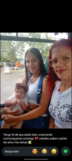 Mirla Abreu, Luisana Ángel y Amaya