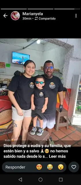 Eudis monsalve y familia
