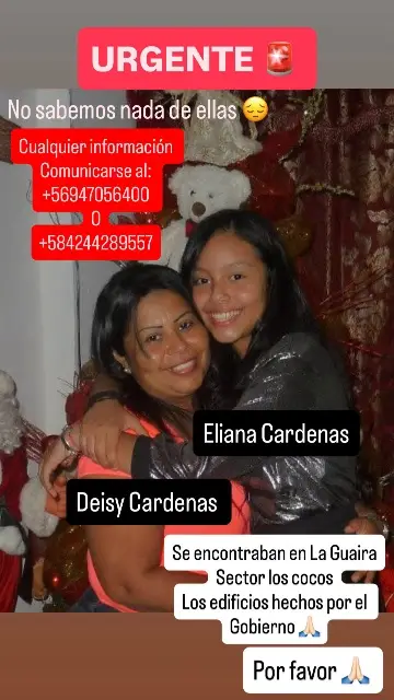 Deisy y Eliana cardenas