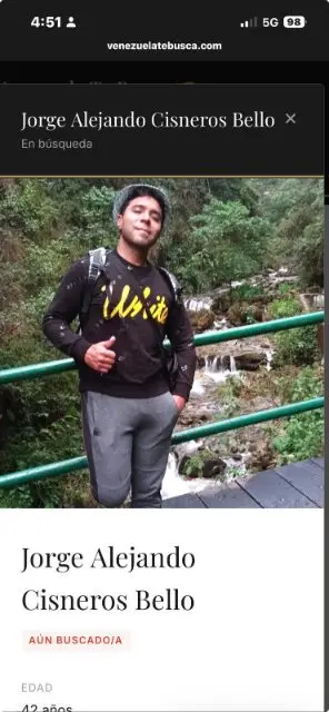 Jorge Alejandro Cisneros Bello
