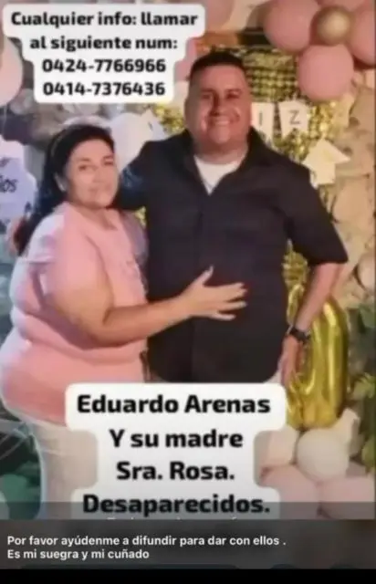 Rosa Ramirez y Eduardo Arenas