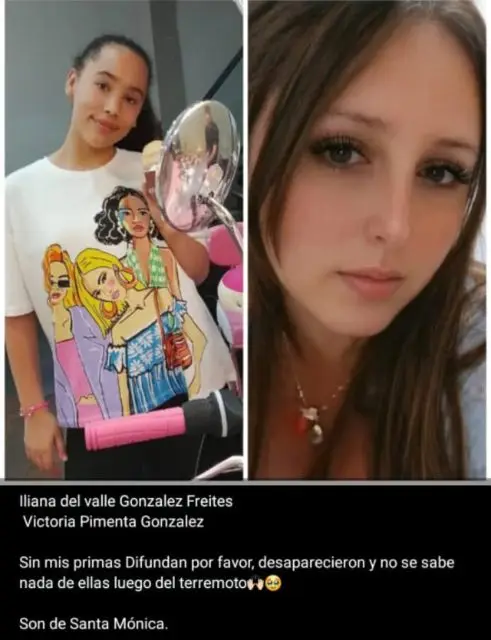 Iliana del Valle González Freites y Victoria Pimenta González