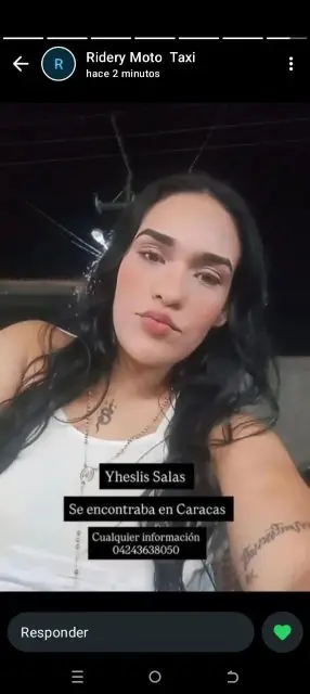 Yheslis lisgreis Salas Ortiz C.I: 26519383