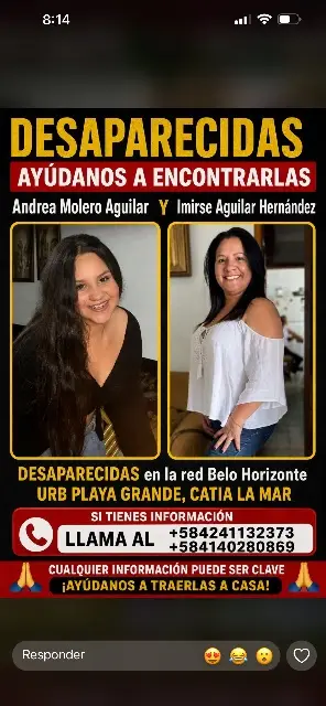 André molero y Imirse Aguilar
