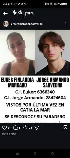 Euker Marcano e hijo