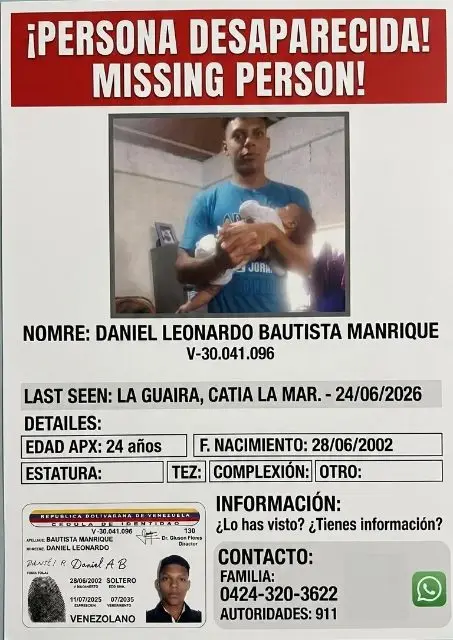 DANIEL LEONARDO BAUTISTA MANRIQUE