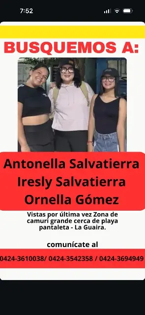 Ornella Gómez , iresly y Antonella Salvatierra