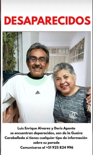 Enrique Álvarez y Doris Aponte