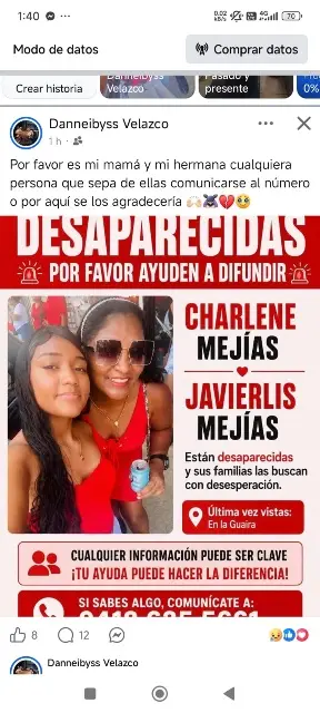 Charlene Mejias y Javierlis Mejias